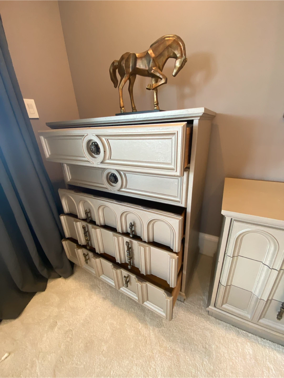Vintage Dresser with Mirror