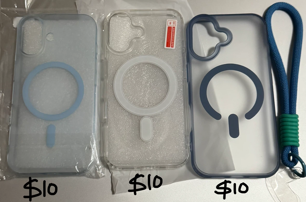 iPhone 16 Magnetic Phone Cases (3-Pack)