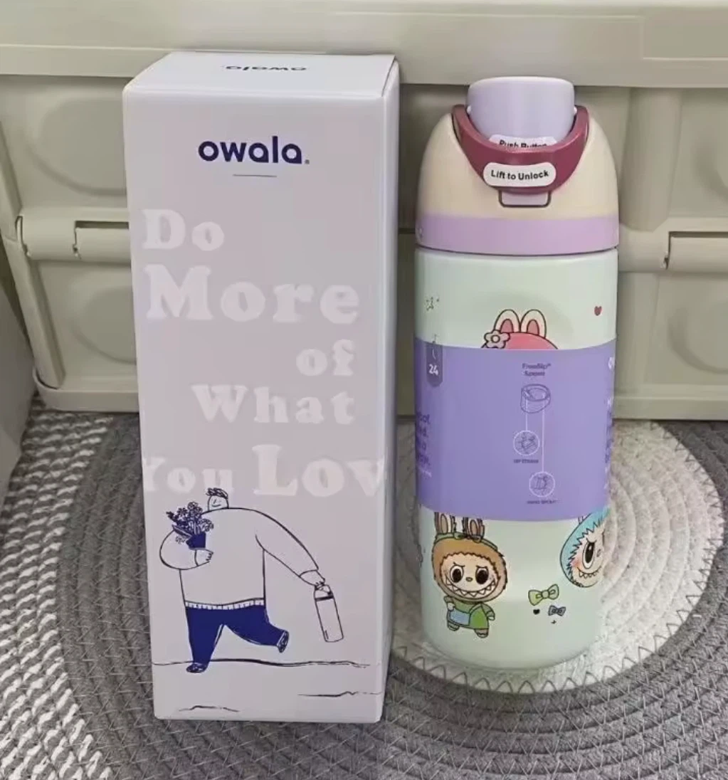 Owala w/LABUBU, hello kitty, kuromi, cinamoroll, snoopy