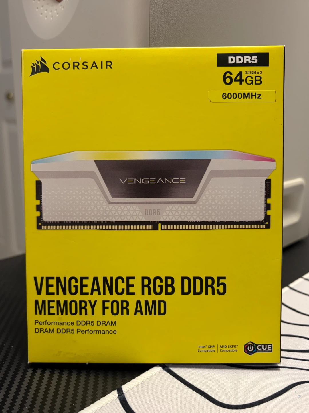 Corsair Vengeance DDR5 6000MHz CL30 64GB (2X32)