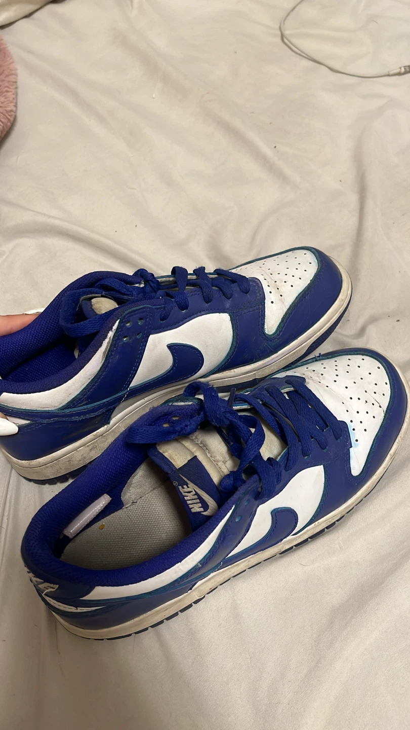 Nike Dunk Low Royal Blue and White Sneakers