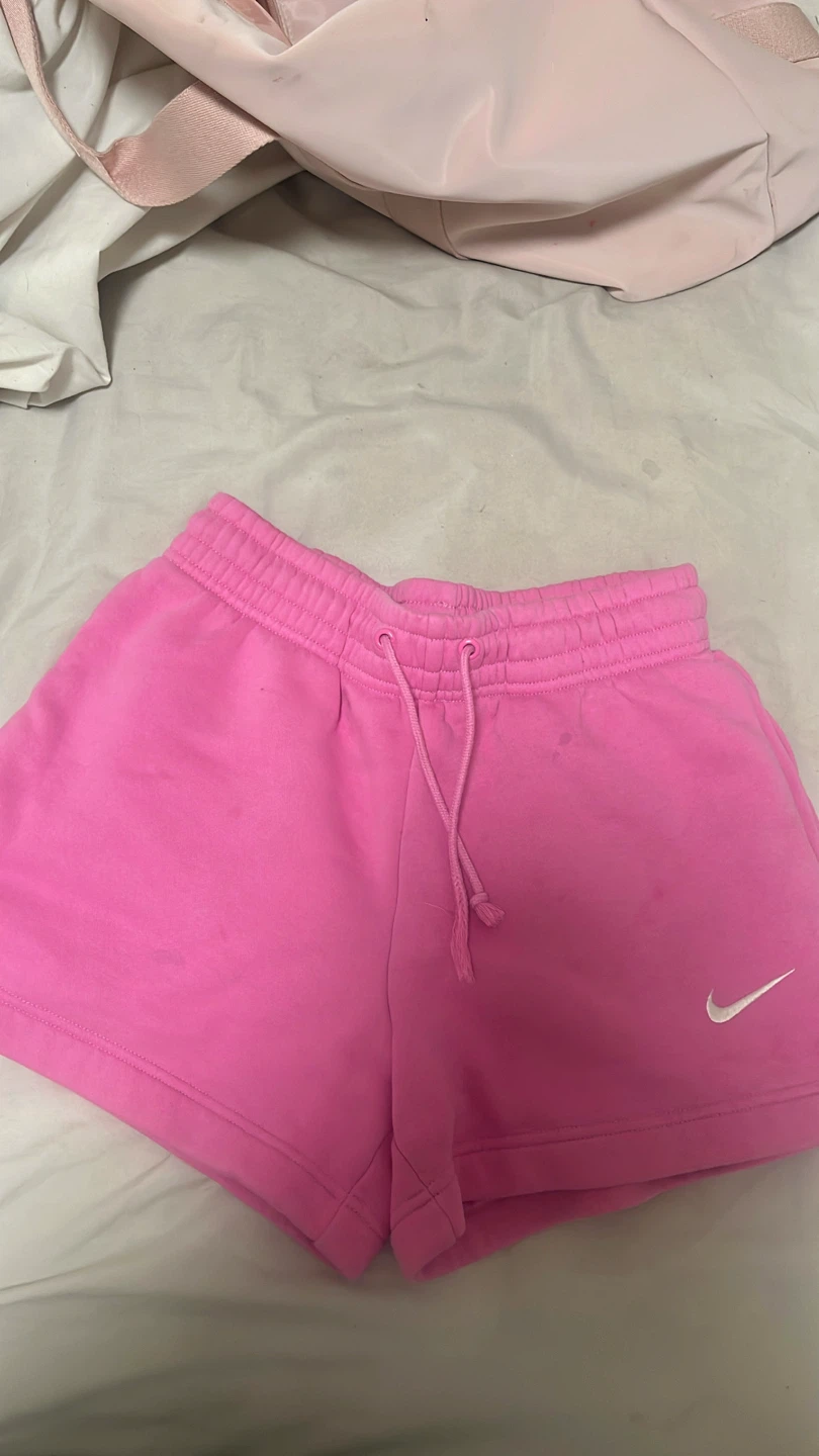 Nike Pink Fleece Shorts