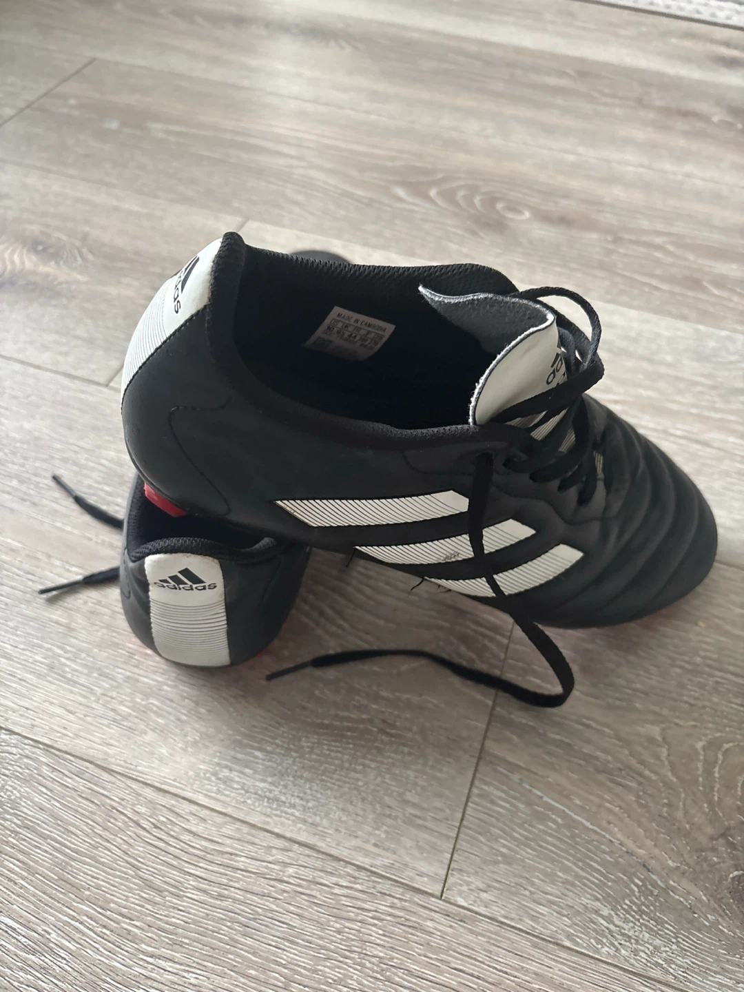 Adidas Black Soccer Cleats - photo 3