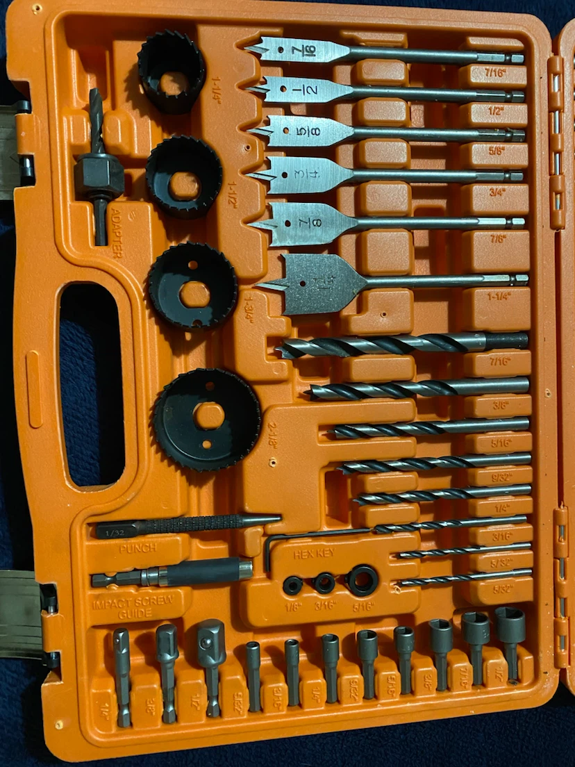 RIDGID 125 Piece Drill + Driver Set *** - photo 4