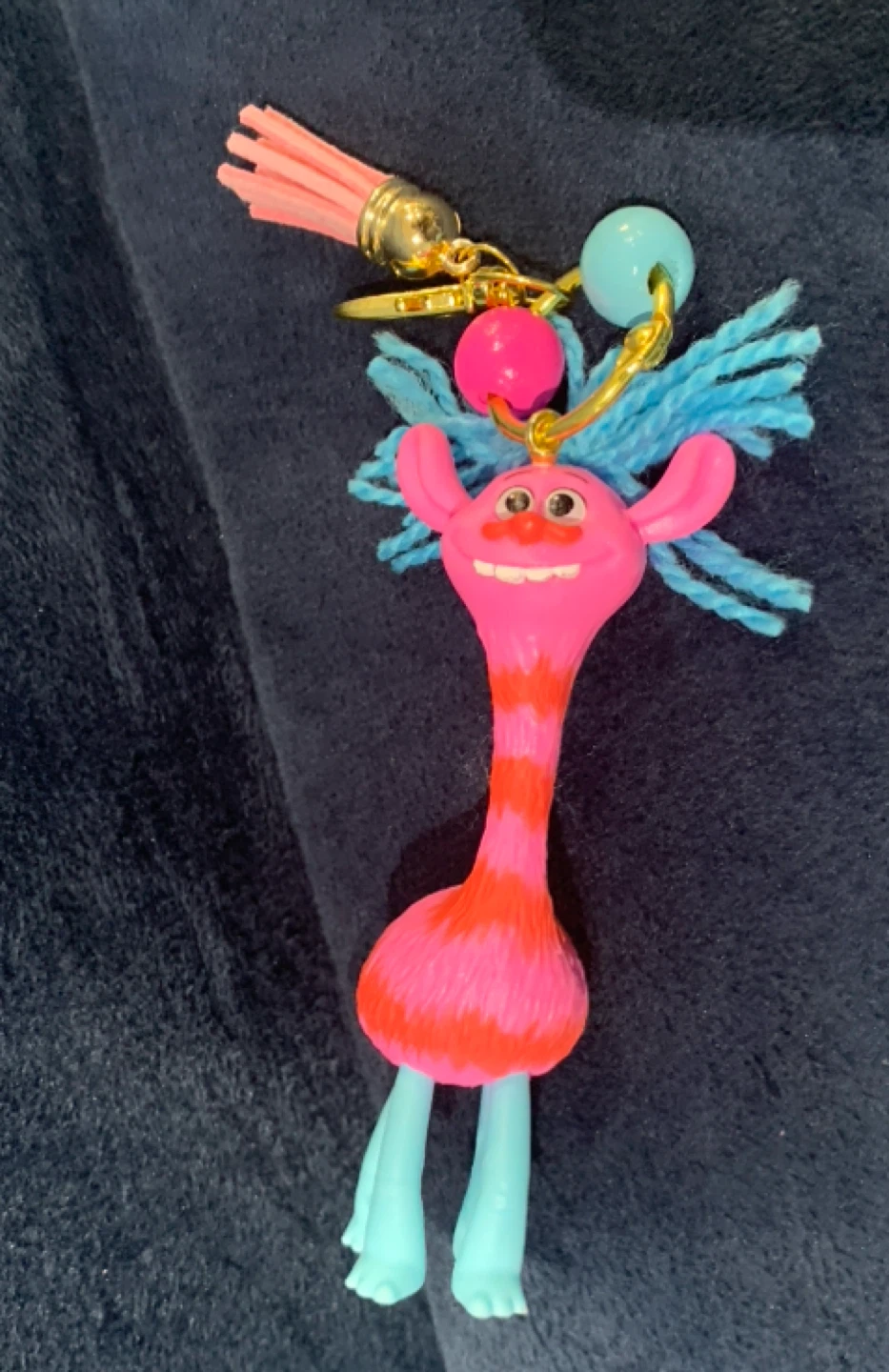 Trolls Keychain with Tassel and Charms - photo 2