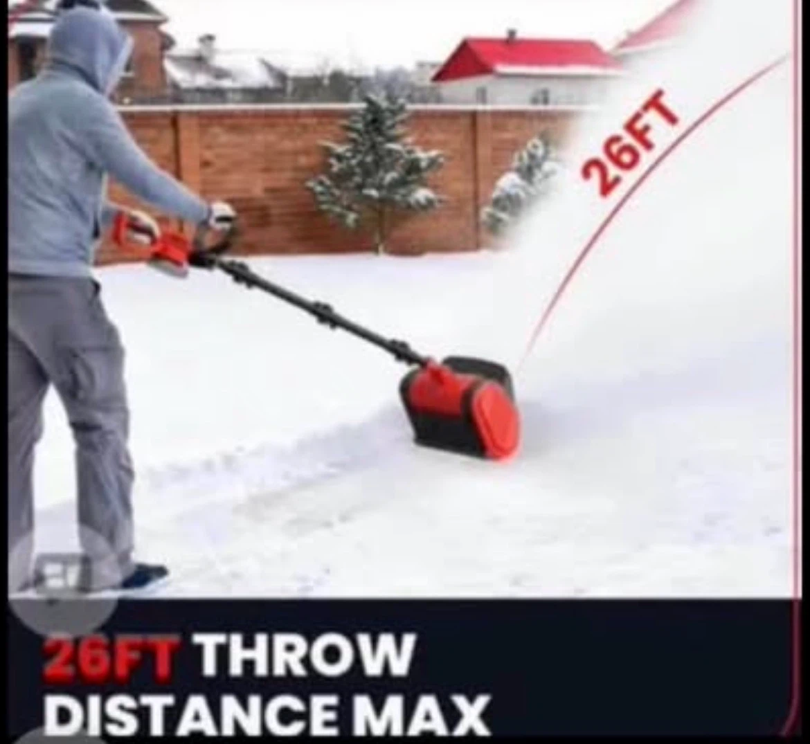 Snow Joe Cordless Electric Snow Thrower (Battery Not Included)