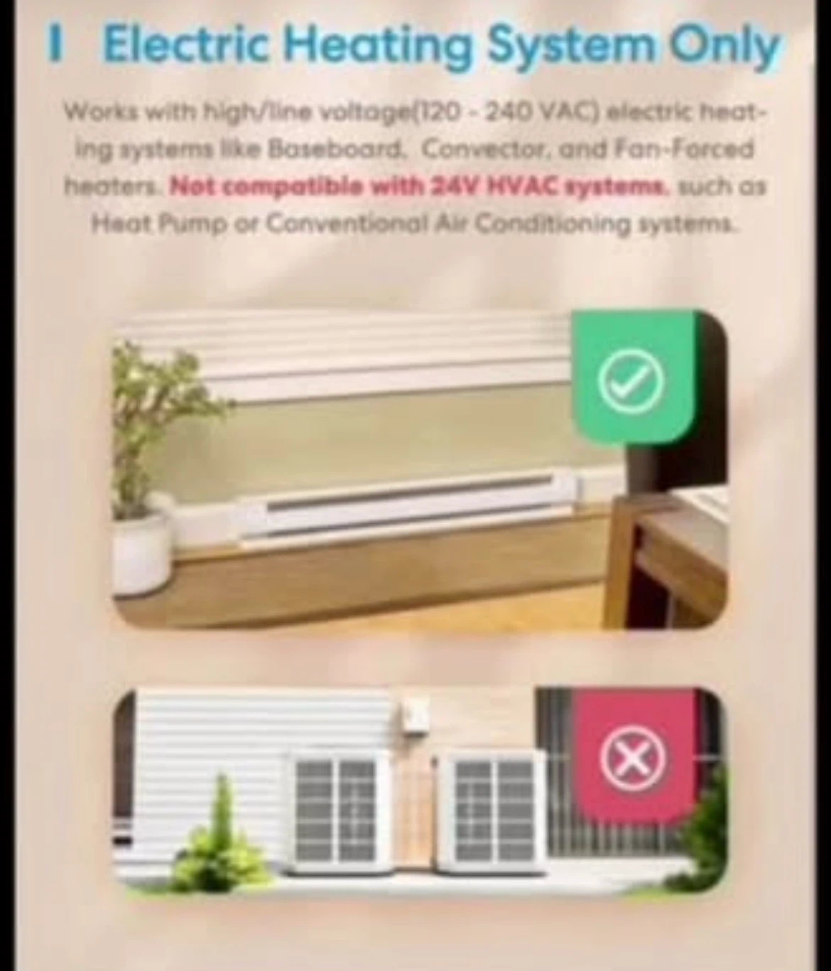 Meross Smart Wi-Fi Thermostat Controller for Electric Heating - photo 2