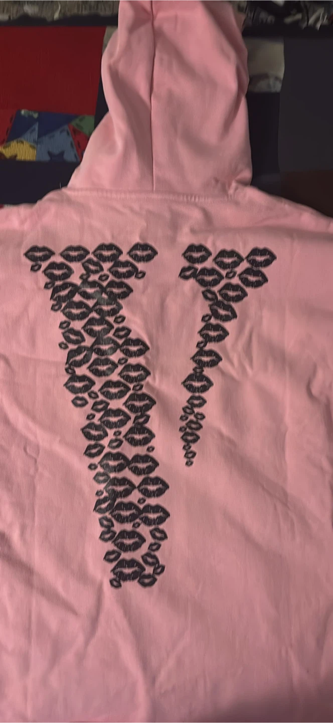 Pink Vlone Friends Hoodie - photo 3