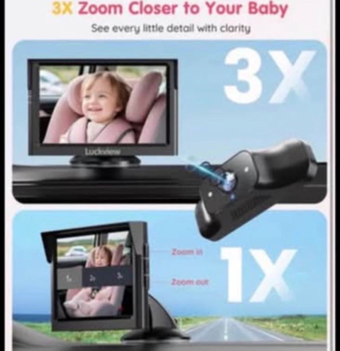 Luckview Baby Car Camera Monitor - photo 2