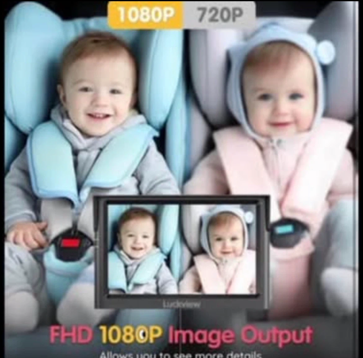 Luckview Baby Car Camera Monitor - photo 5