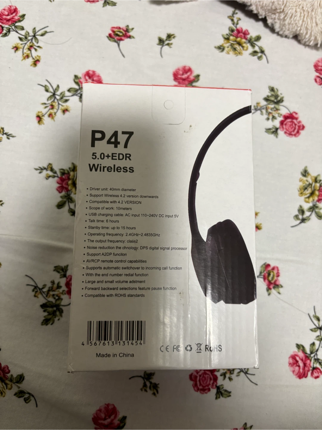 P47 5.0+EDR Wireless Headphones - photo 3