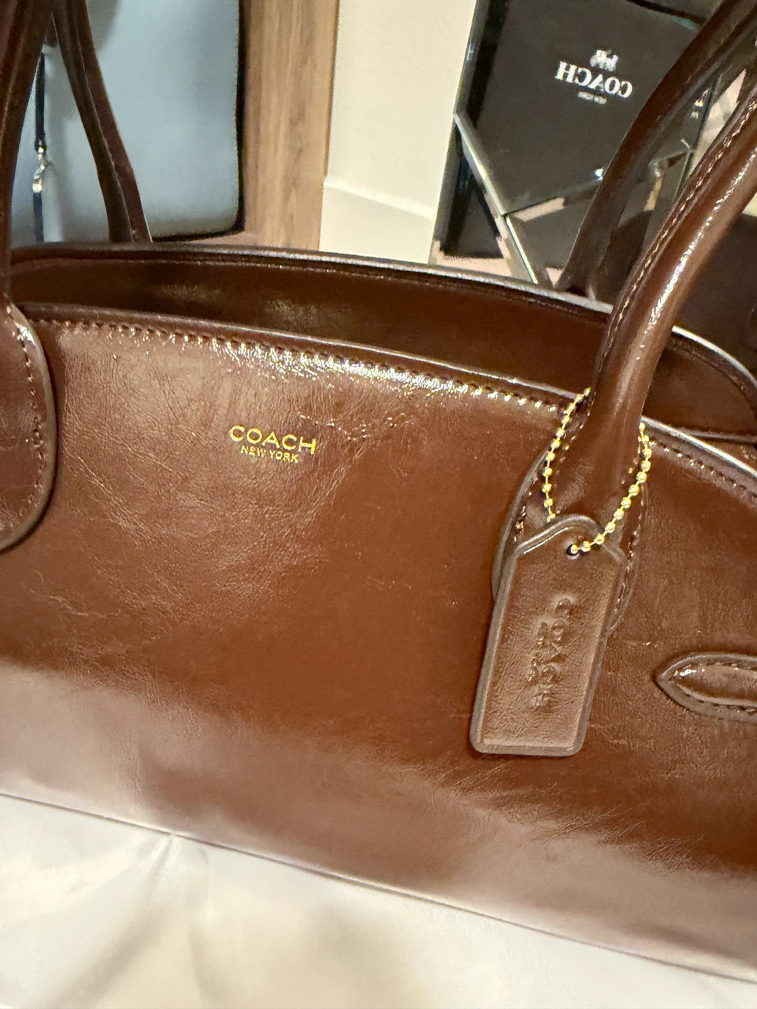 Coach empire Brown Leather Handbag - photo 2