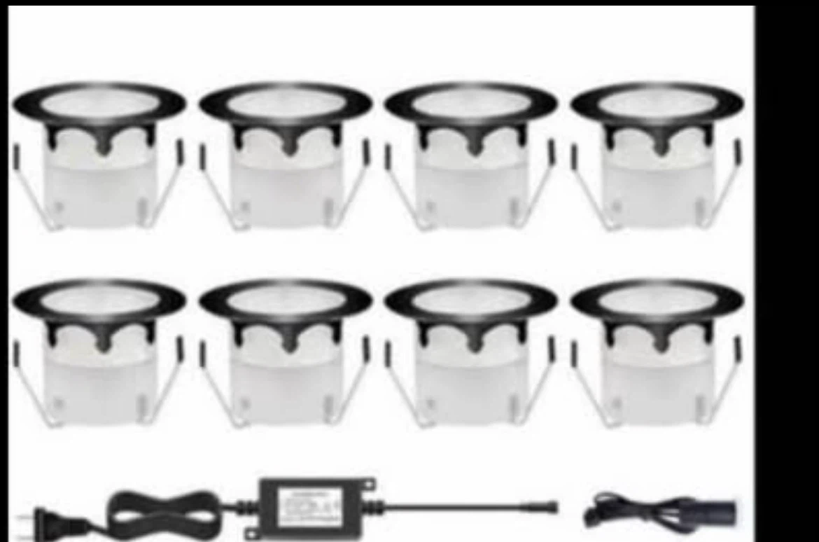 8 Pack Warm White LED Deck Lights - photo 4
