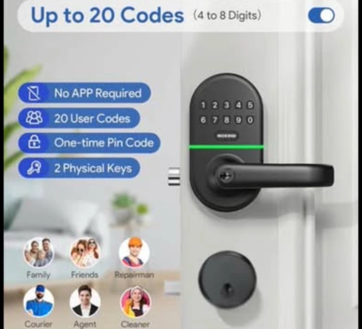 NICE DIGI Smart Lock with Keypad - photo 2