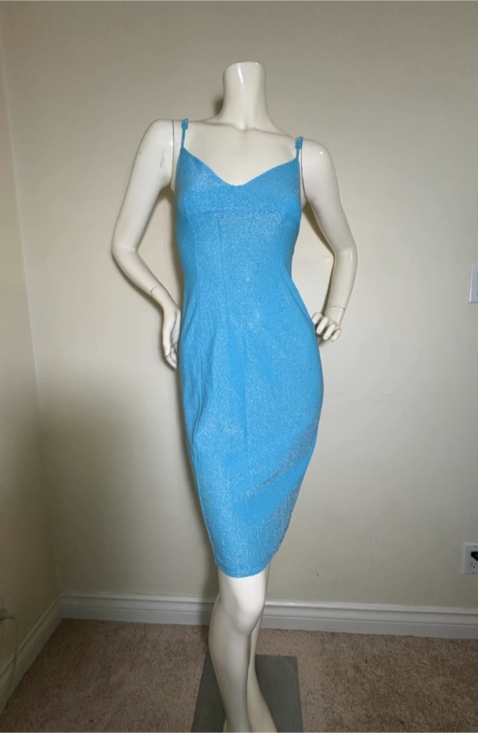 Karen Millen Blue Shimmer Dress  XS/S