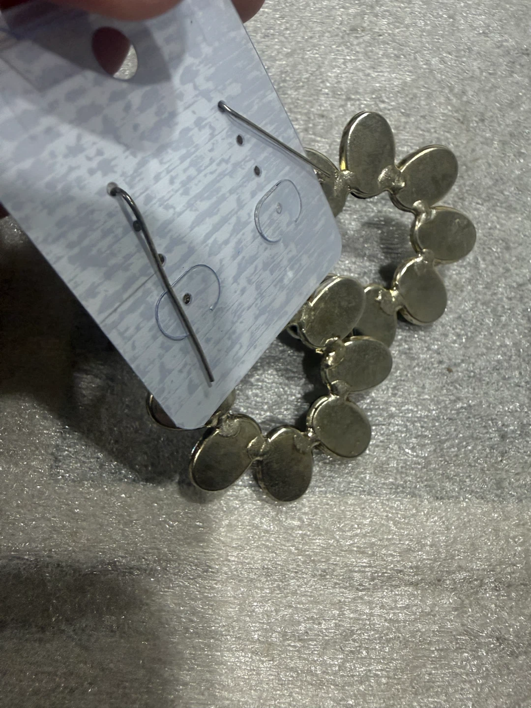Black Oval Statement Earrings - photo 3
