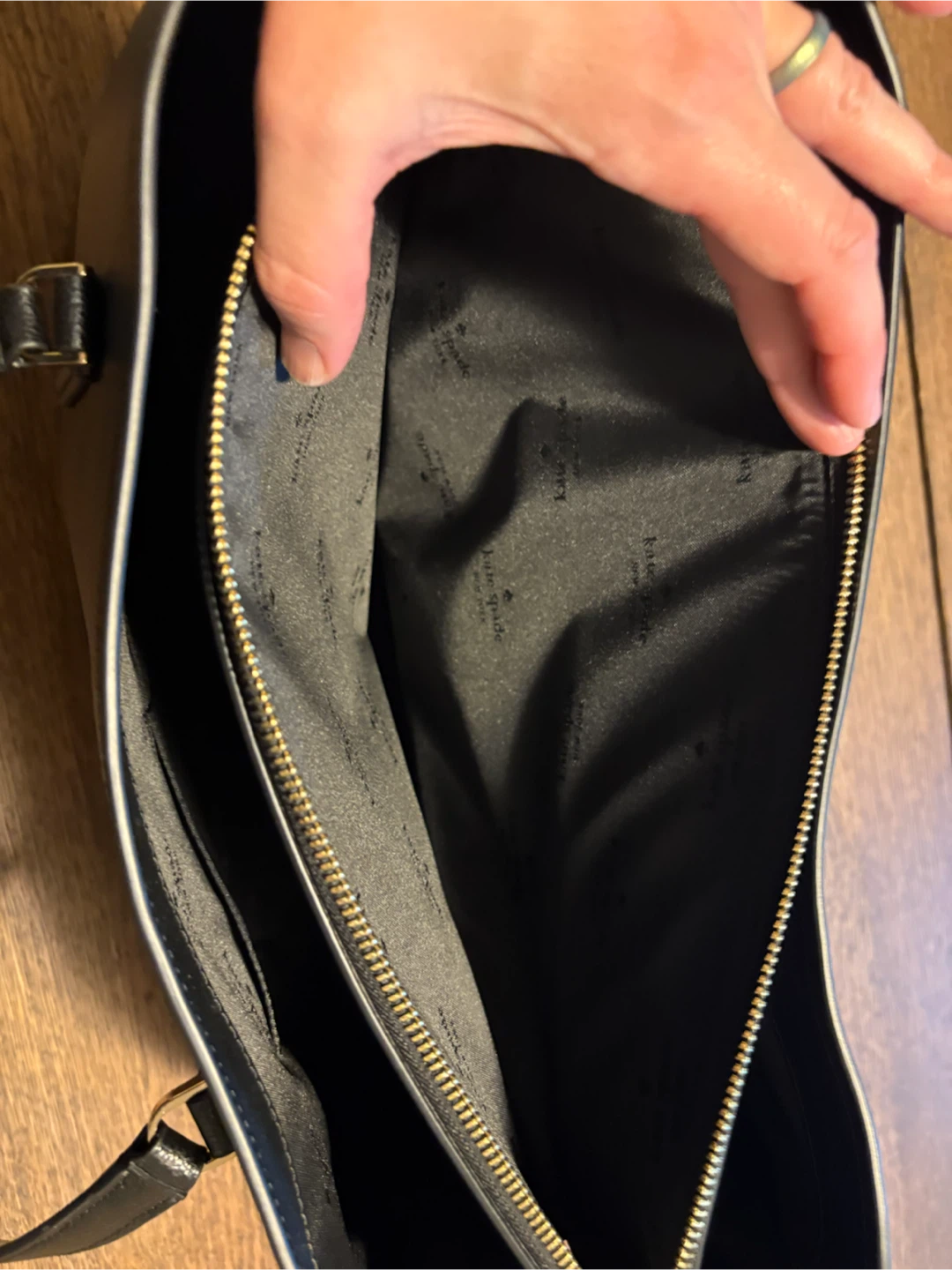Kate Spade Black Leather Tote Bag - photo 4