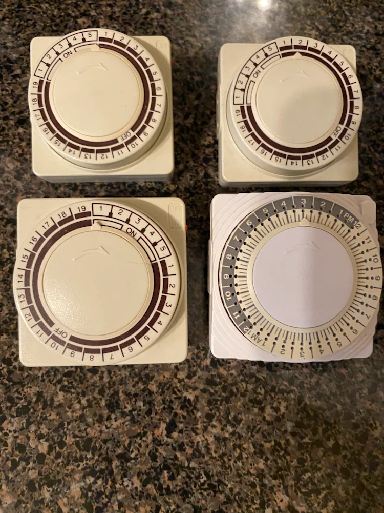 4 ORIGINAL Mechanical 24 hoist Timers - photo 5