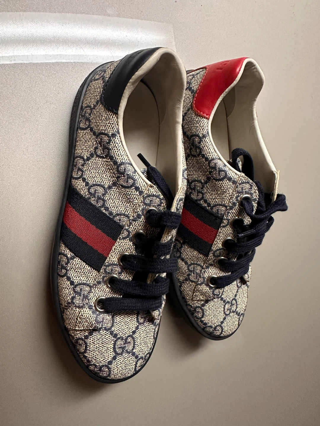 Gucci GG Canvas Kids Sneakers Size 30 - photo 2