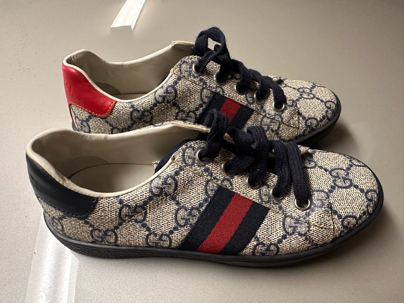 Gucci GG Canvas Kids Sneakers Size 30 - photo 3