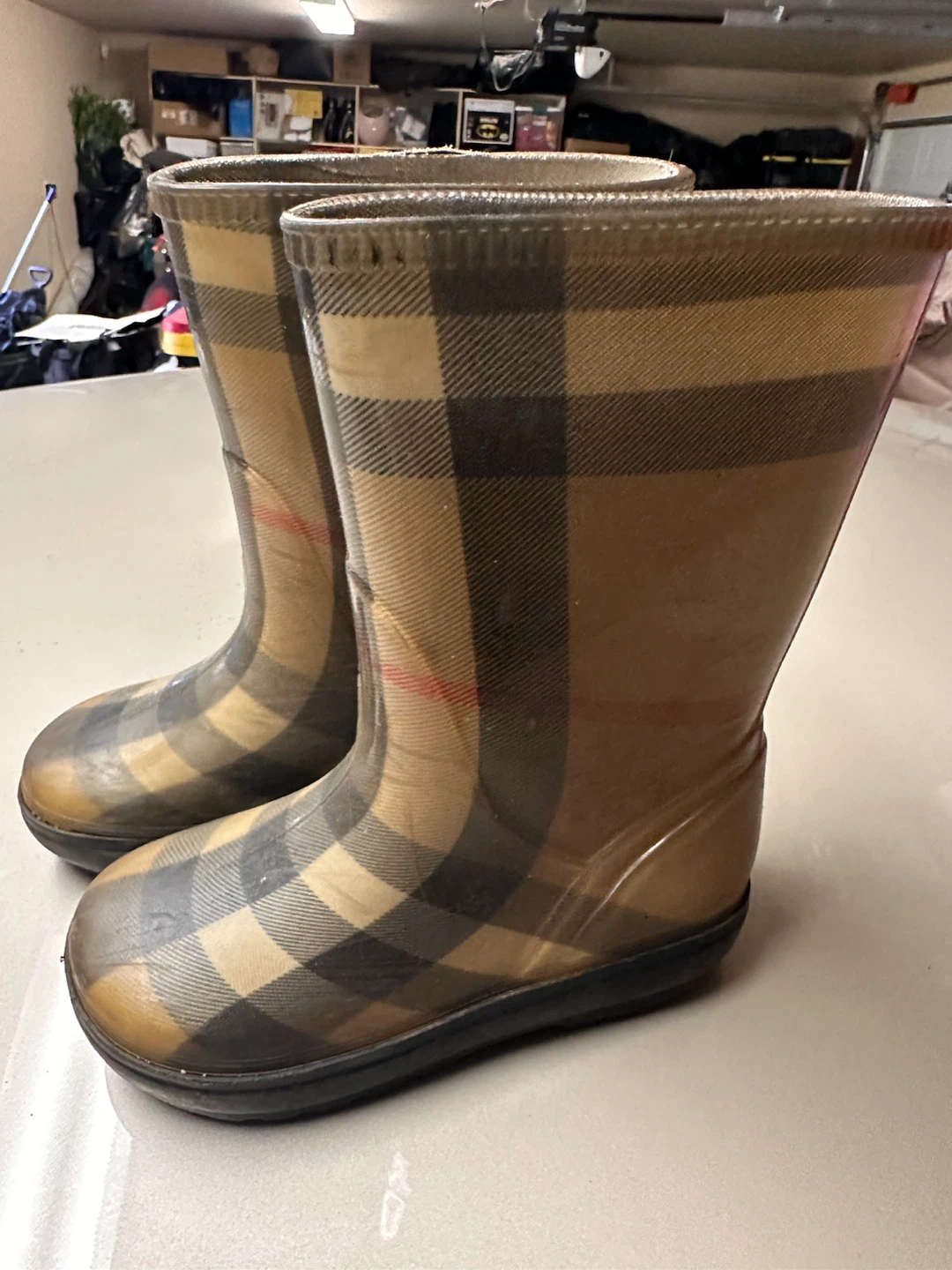 Burberry Nova Check Rain Boots
