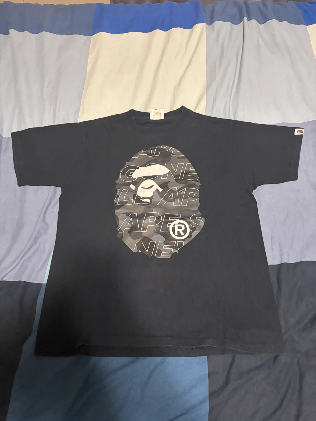 BAPE A Bathing Ape Camo Ape Head T-Shirt