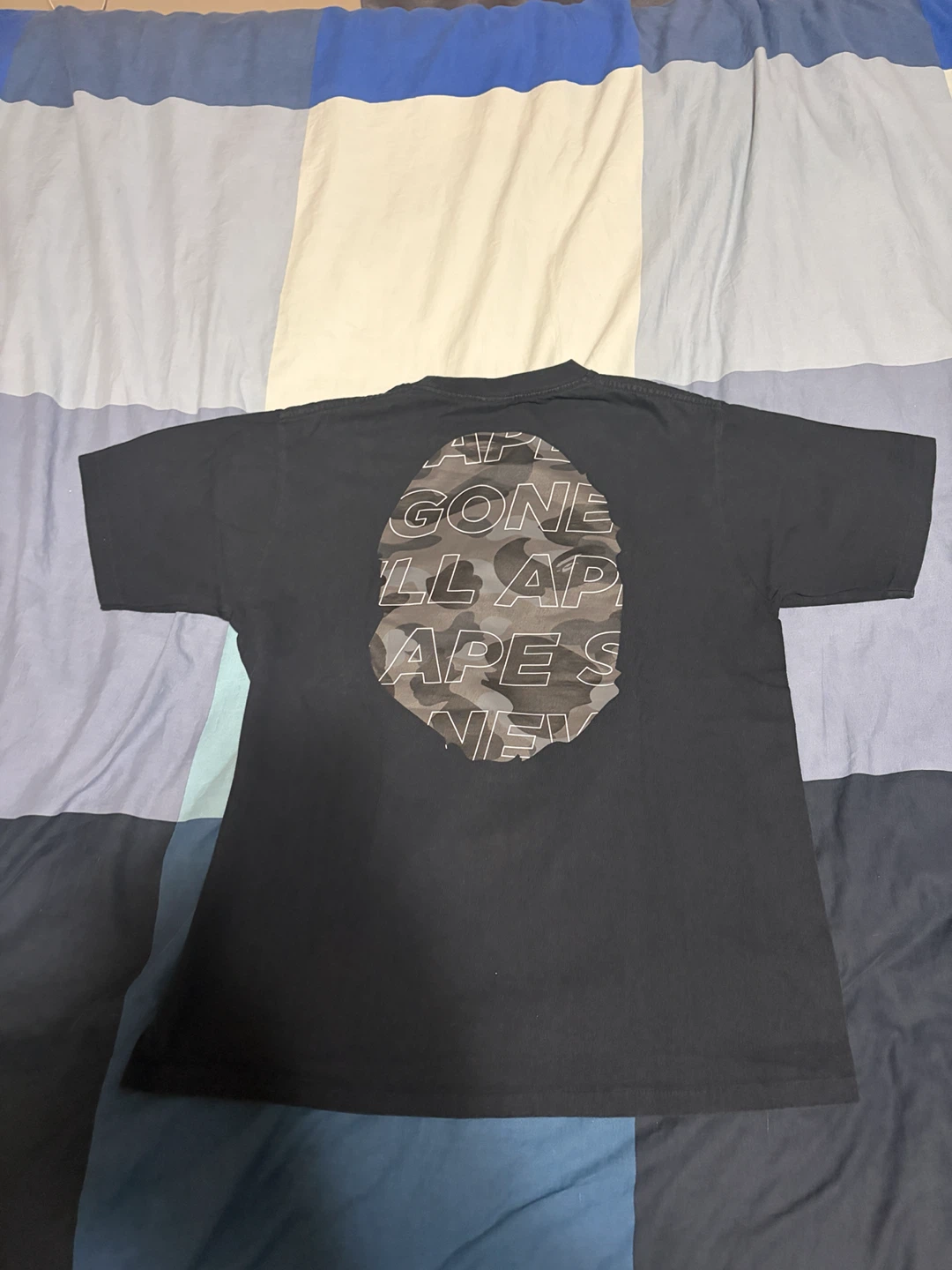 BAPE A Bathing Ape Camo Ape Head T-Shirt - photo 2