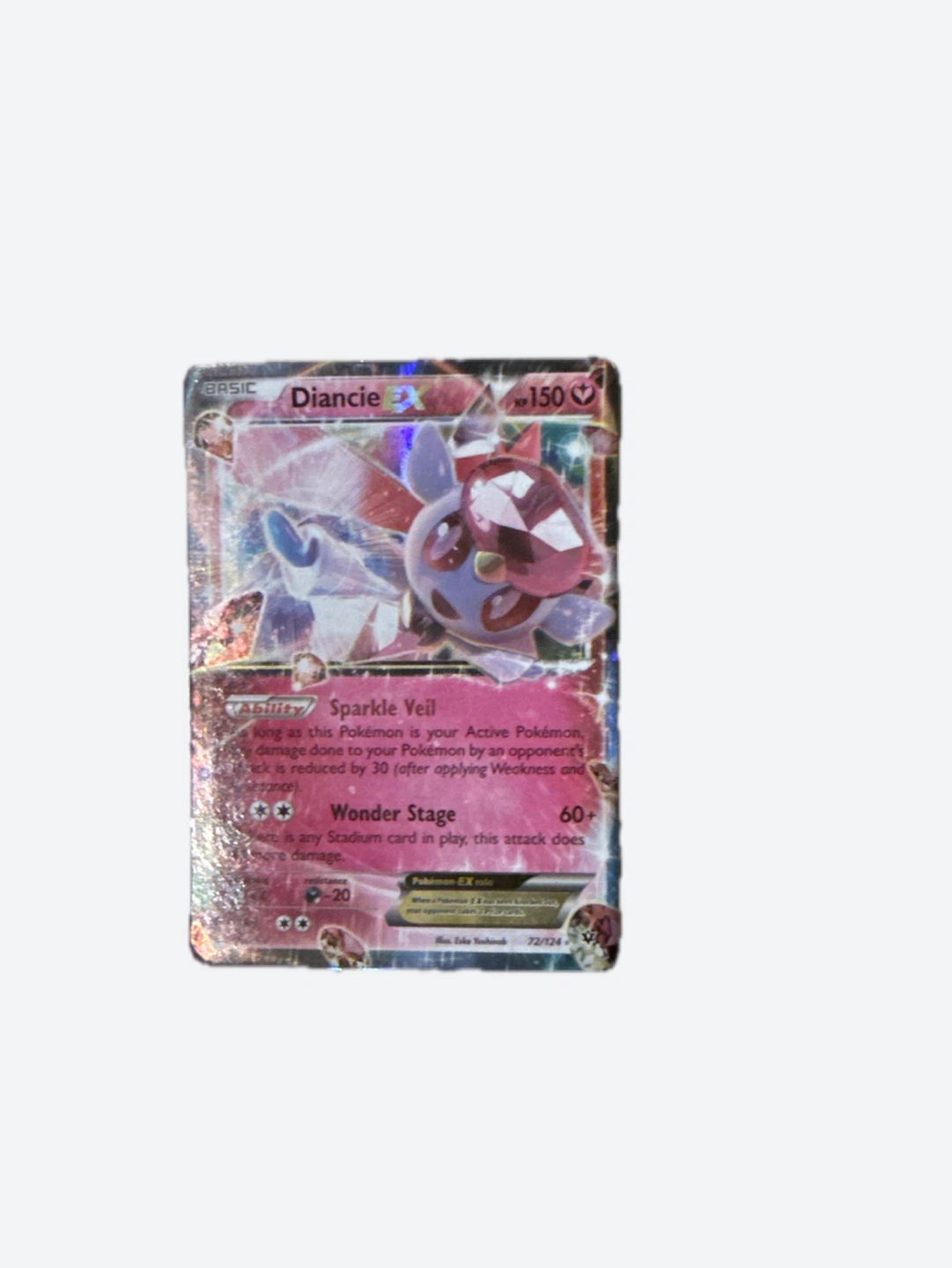 Pokemon Diancie EX Card