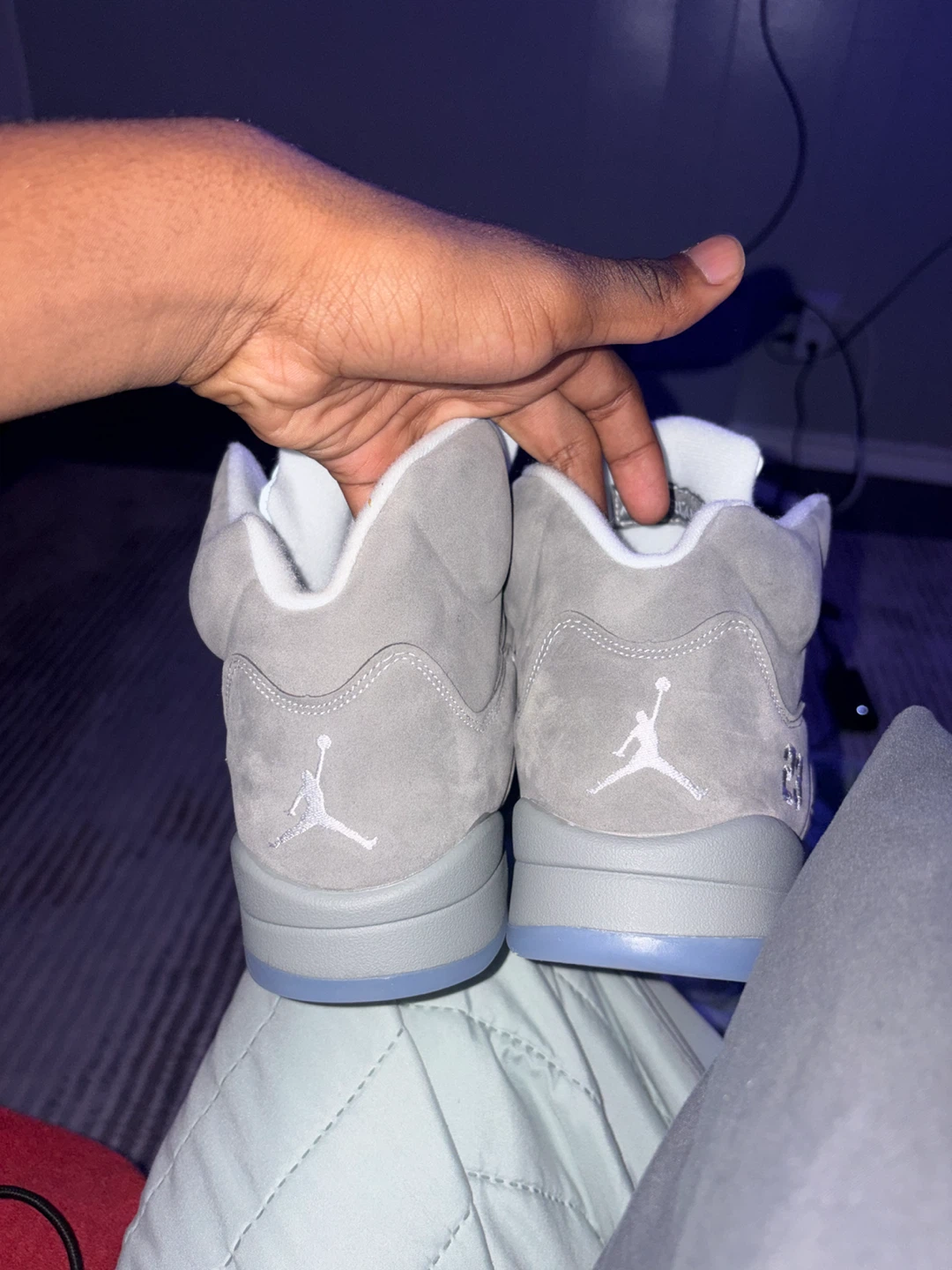 Air Jordan 5 Retro wolf grey - photo 4