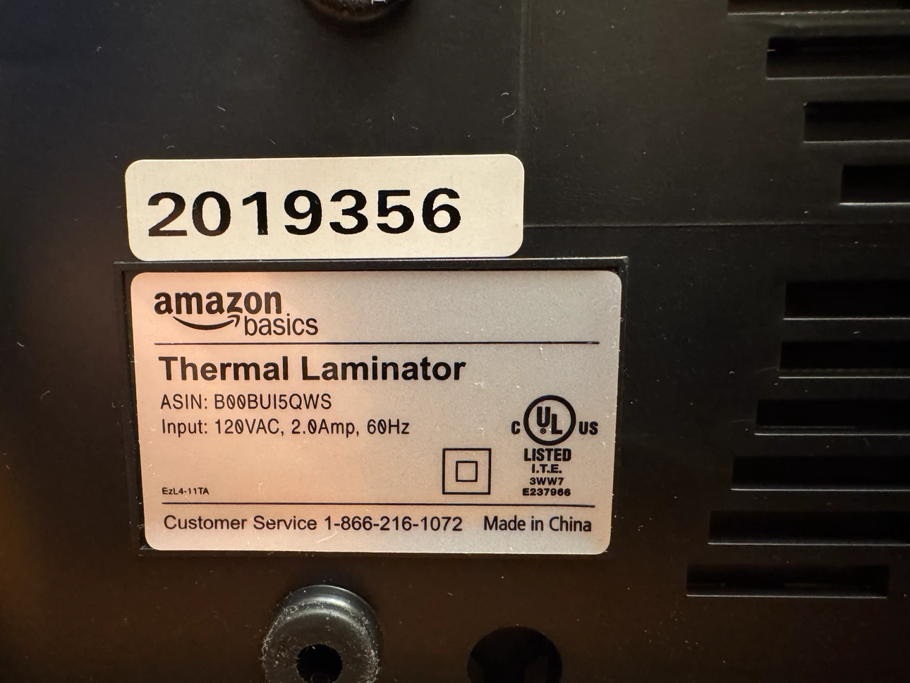 Amazon Basics Thermal Laminator & Letter size Pouch - photo 4