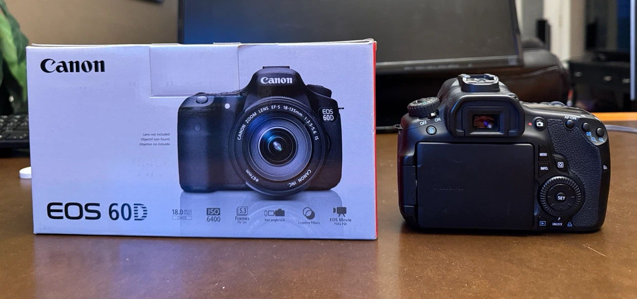 Canon EOS 60D DSLR Camera with Box - photo 2