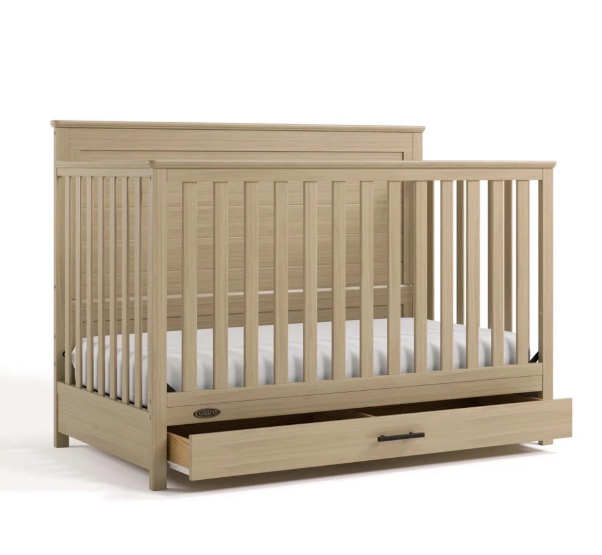 Graco Hadley 5-in-1 Convertible Crib with Drawer