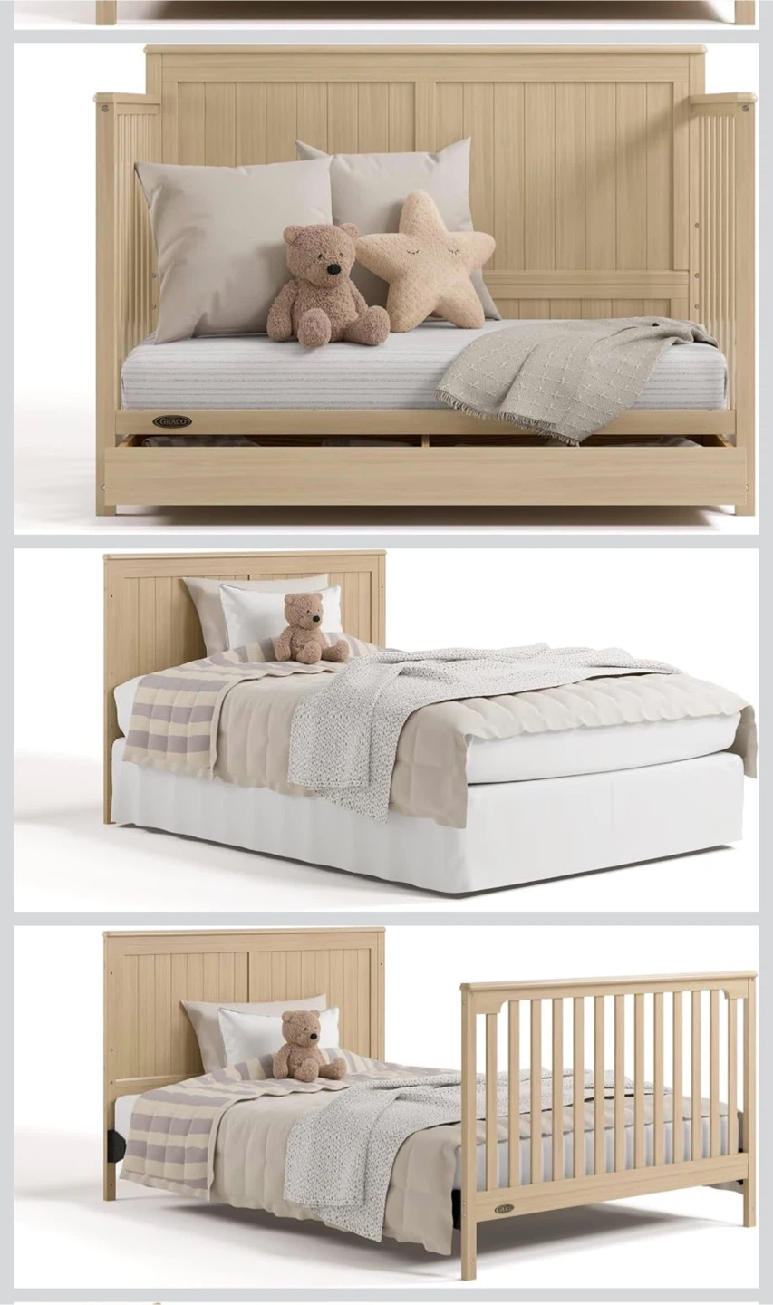 Graco Hadley 5-in-1 Convertible Crib with Drawer - photo 2