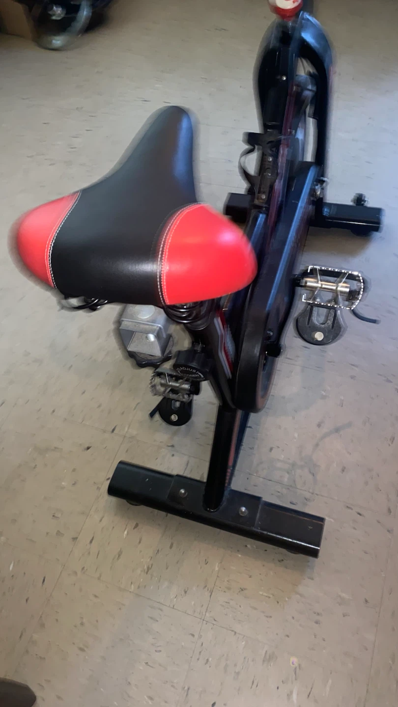 Black Sport Speed Spinning Exercise Bike