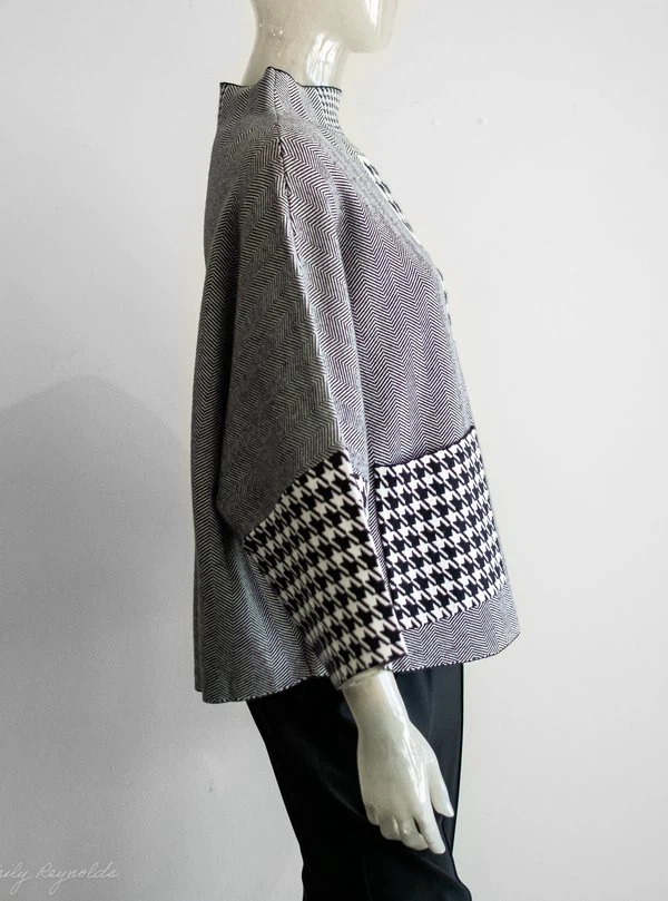 Joseph Ribkoff Patchwork Knit Top XL/TG - photo 3
