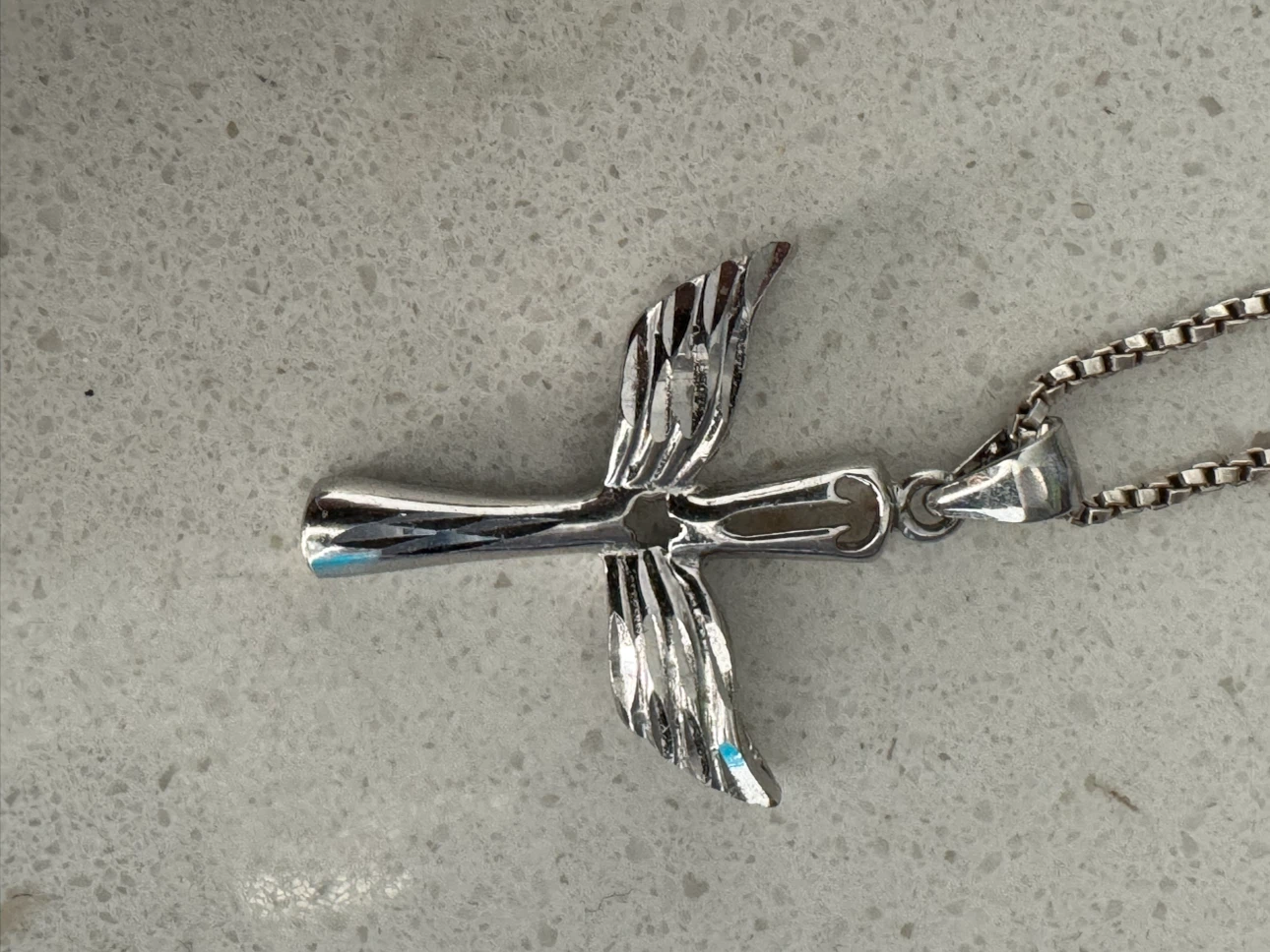 Sterling silver necklace and pendant