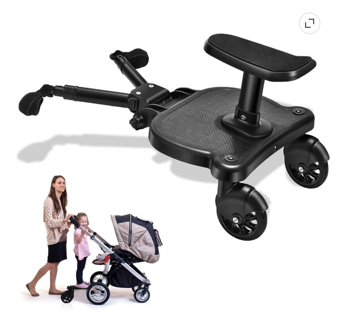 Stroller Board with Seat for Toddler