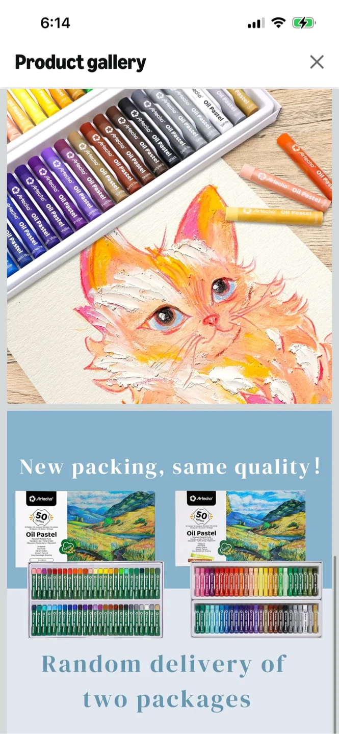 New-Artecho Oil Pastels Set - 50 Colors - photo 4