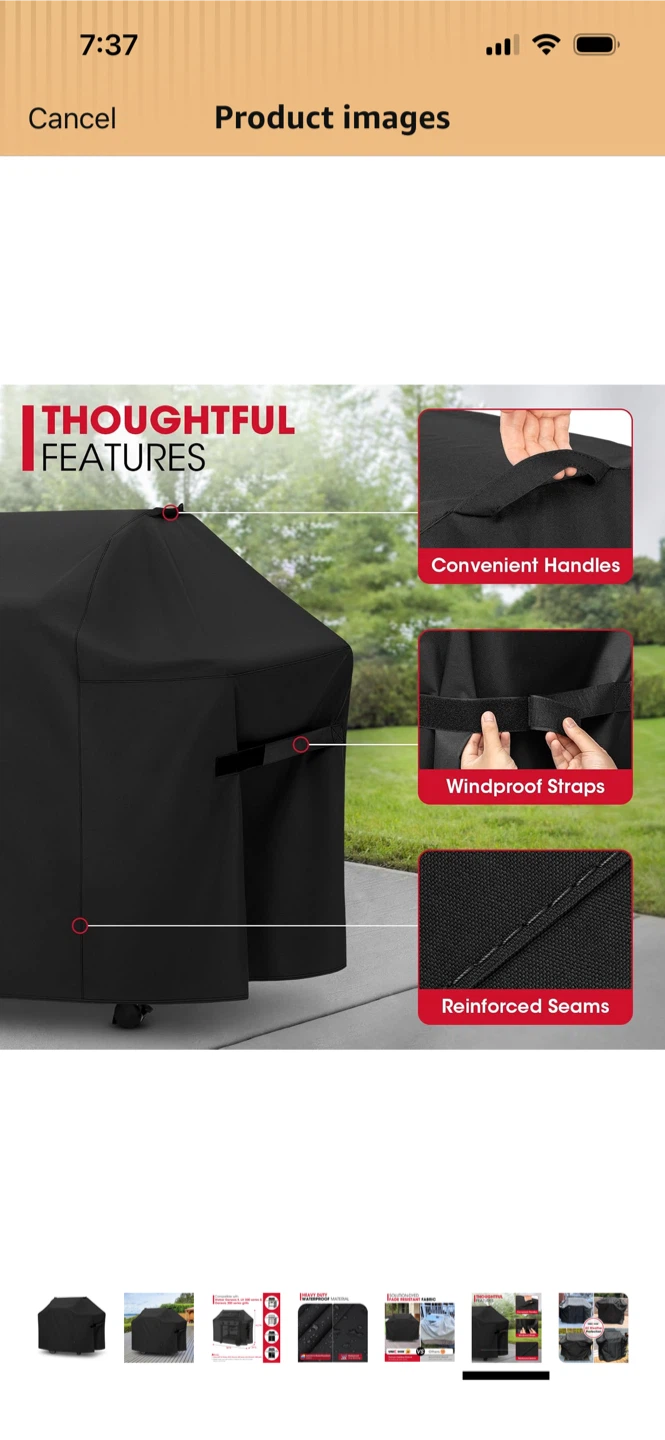 Brand New-Unicook Heavy Duty Waterproof Grill Cover - photo 4