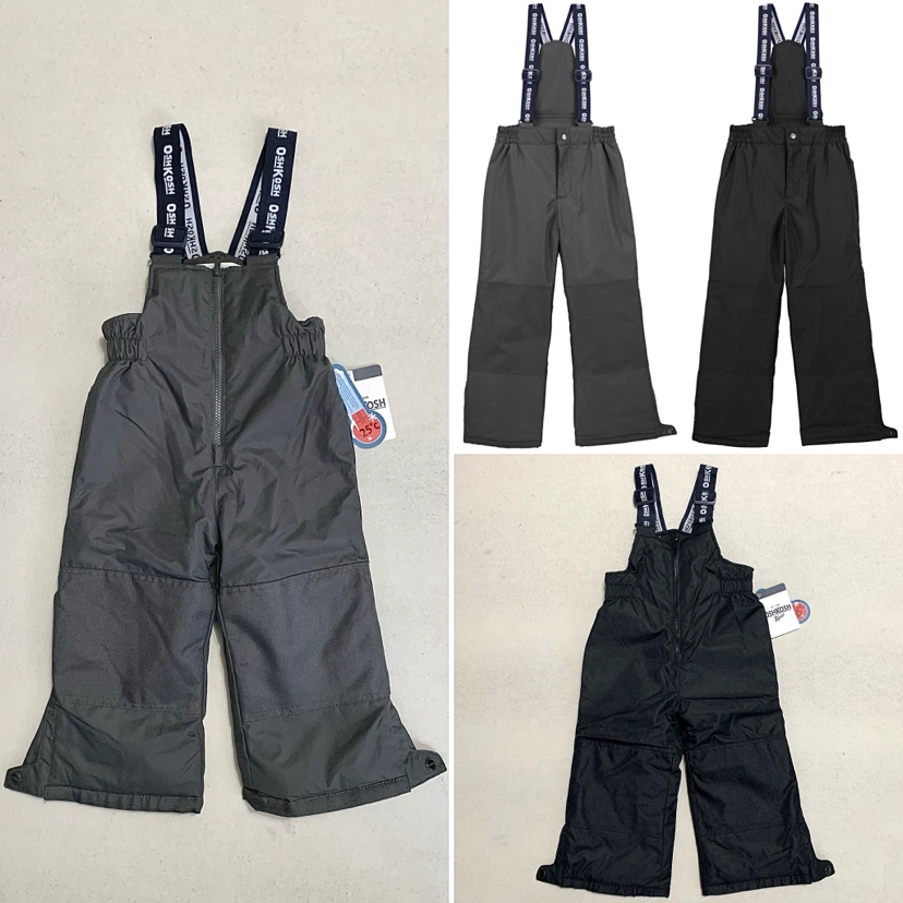 Oshkosh Kids Boys/Girls Snow Pants Size 3T to 14 Heavyweight NEW