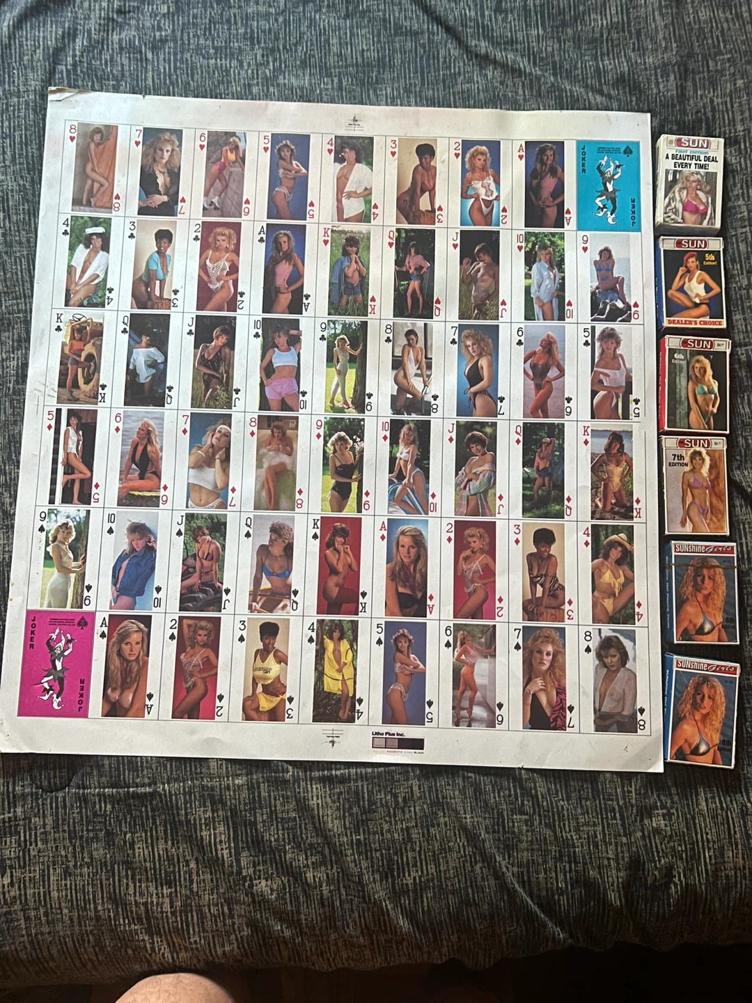 SUN Playing Cards Lot - 52 National Girls - photo 2