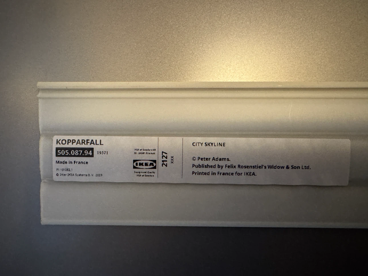 IKEA KOPPARFALL City Skyline Picture - photo 2