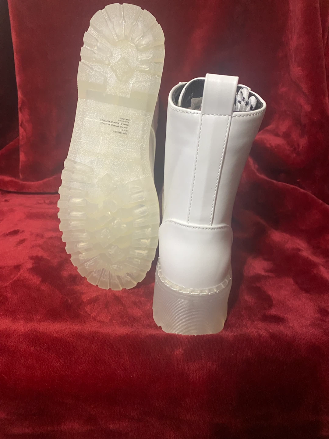 Fashion Nova White Combat Boots - photo 5
