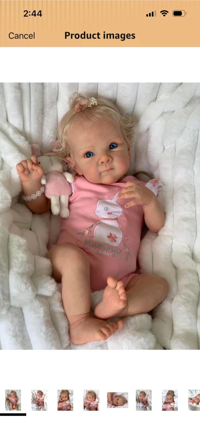 New-Newborn Baby Soft Vinyl Silicone Doll Toy - 22 Inch