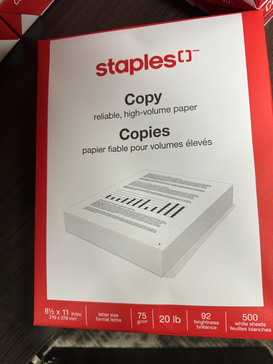 Staples Copy Paper - 500 Sheets