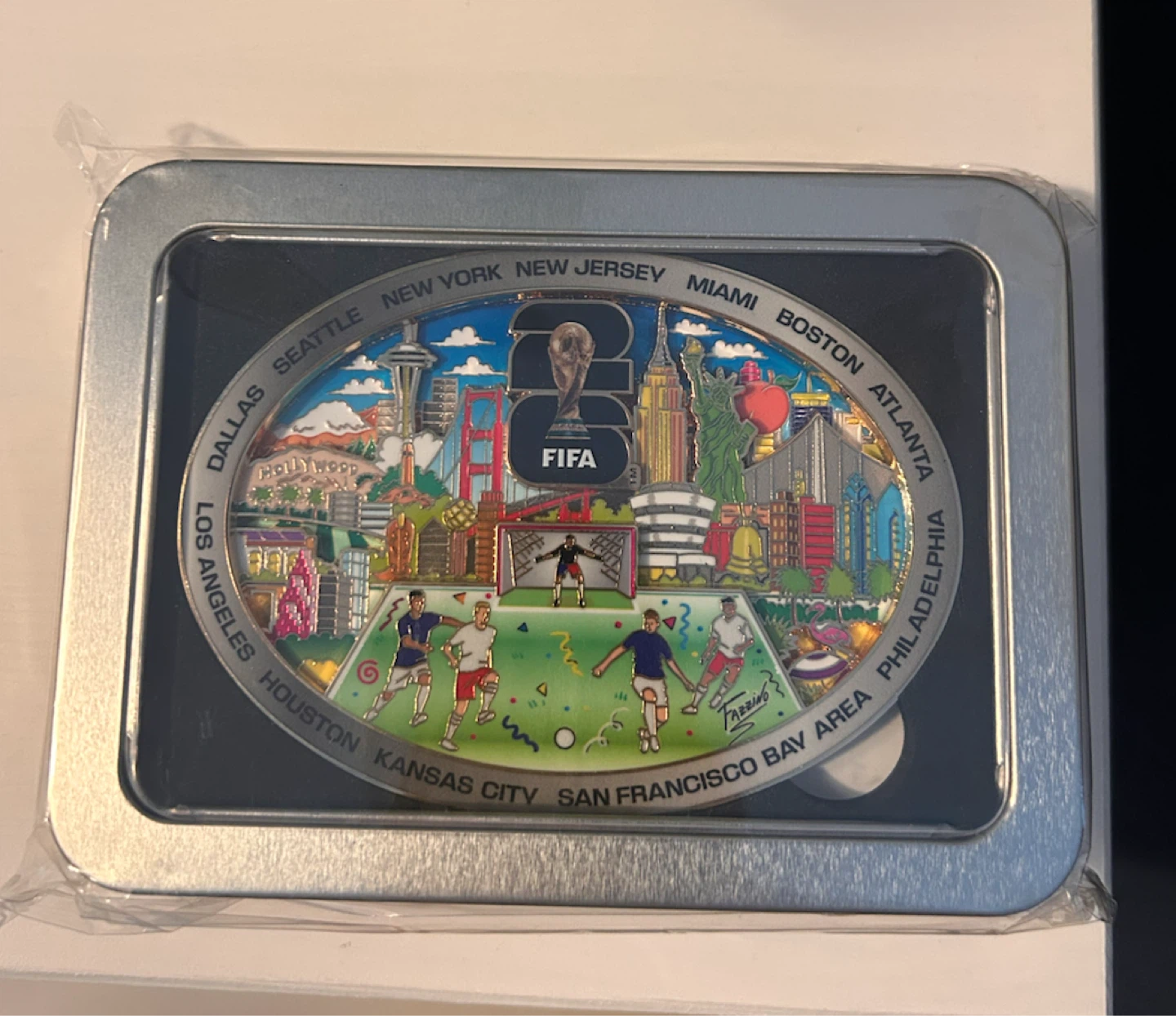 Charles Fazzino FIFA World Cup 2026 Limited Edition Pin - photo 3