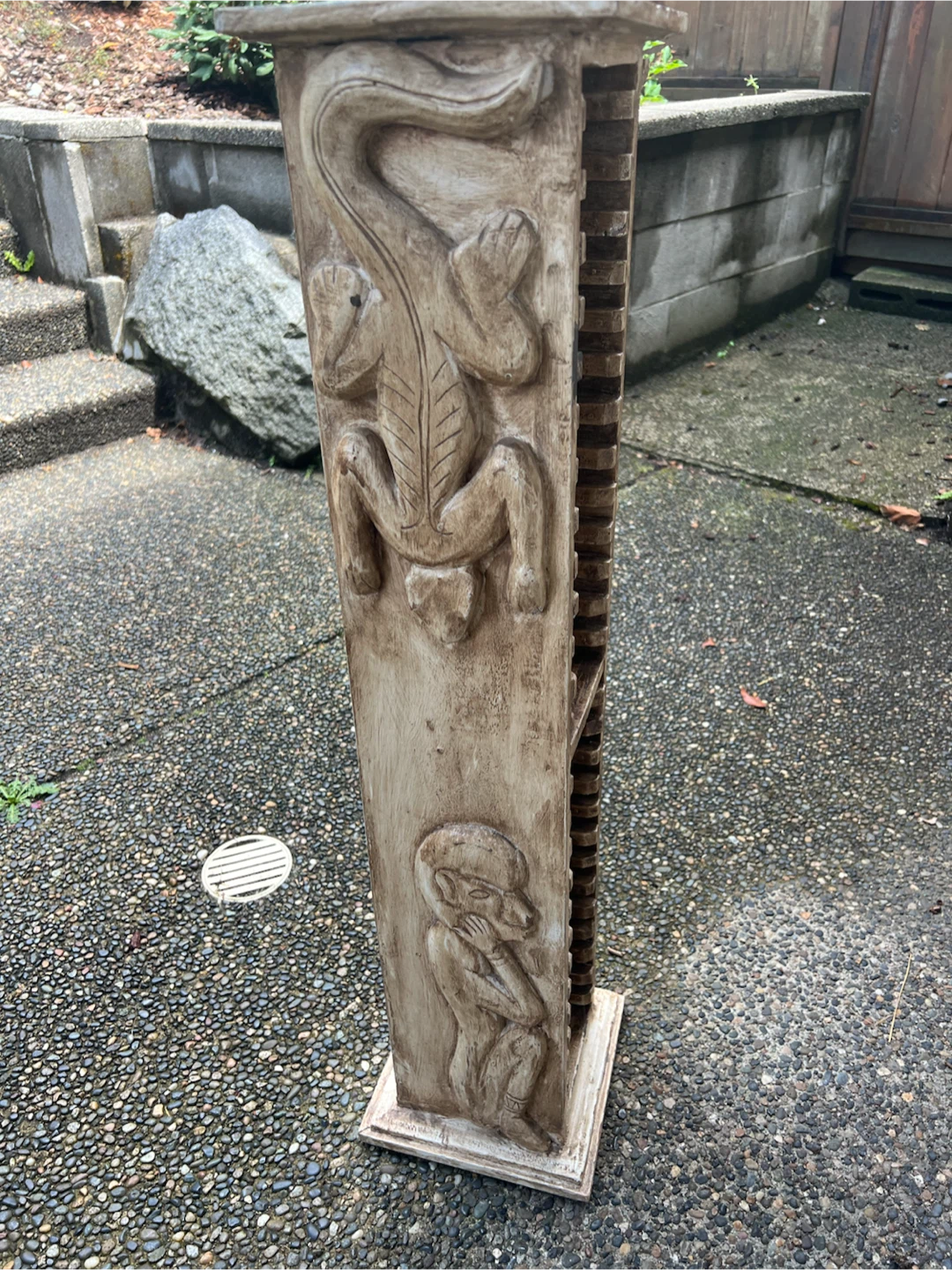 Carved Decorative Stand