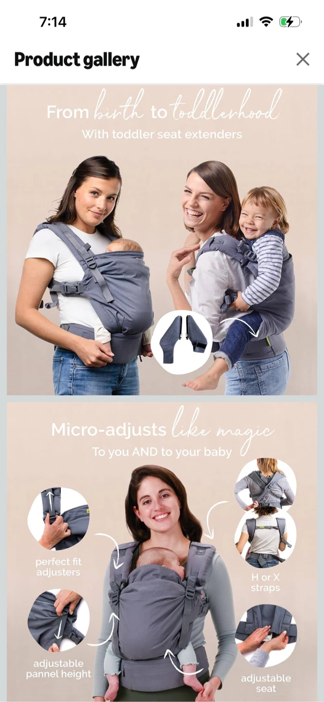 Brand New-Boba Baby Carrier!