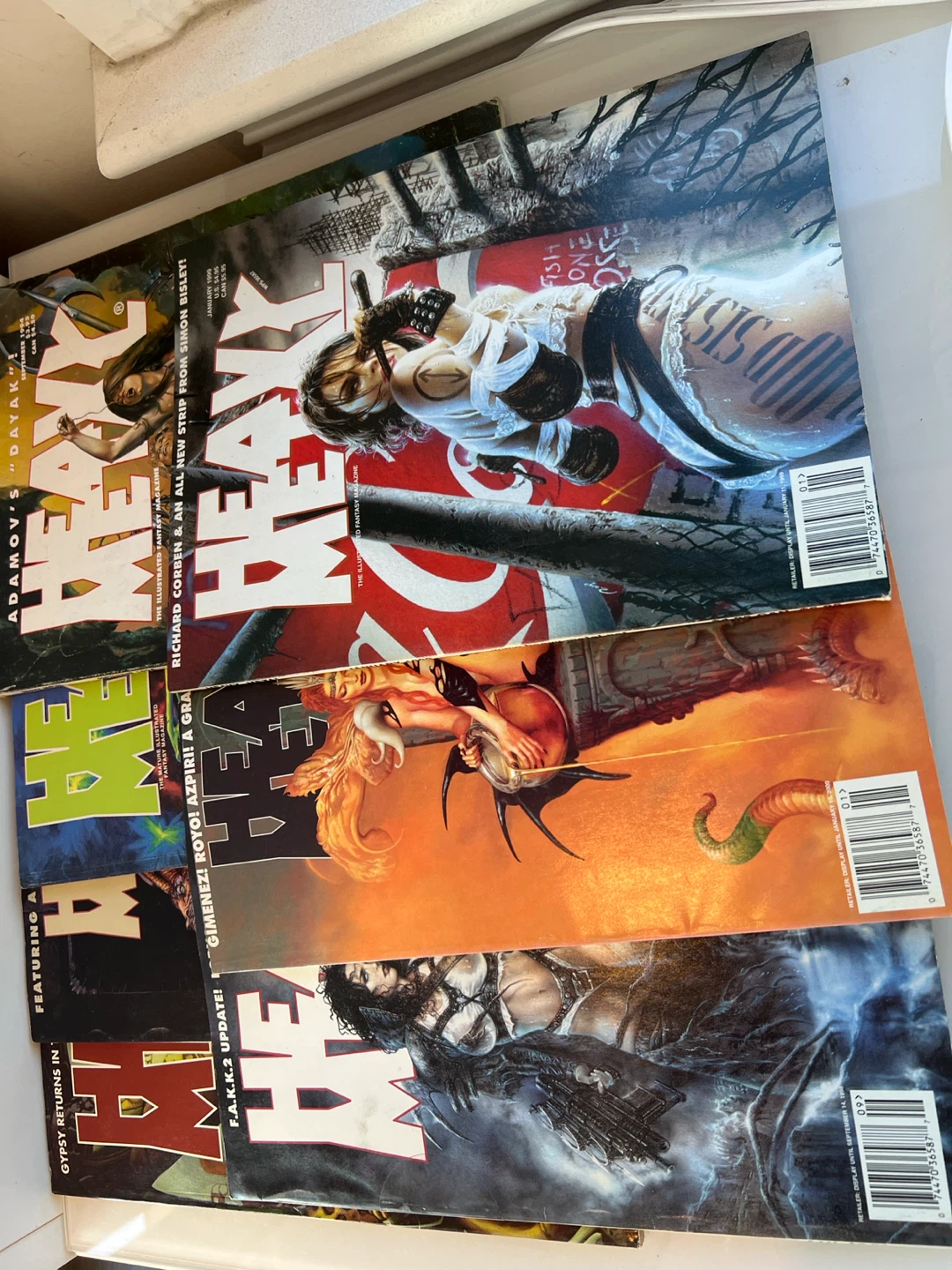 Heavy Metal magazines