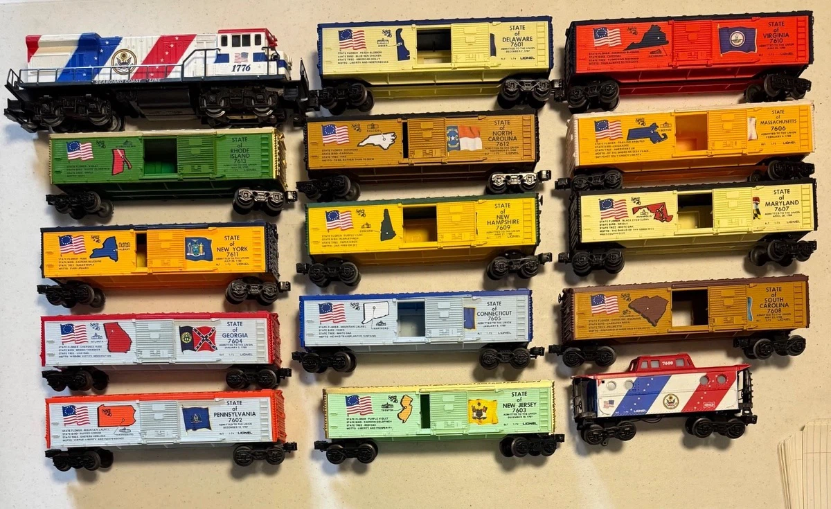 Lionel State Train Cars